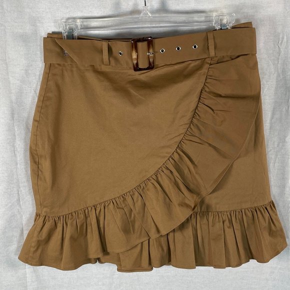 👗👗Majorelle Cotton Skirt with Ruffle - Picture 1 of 6